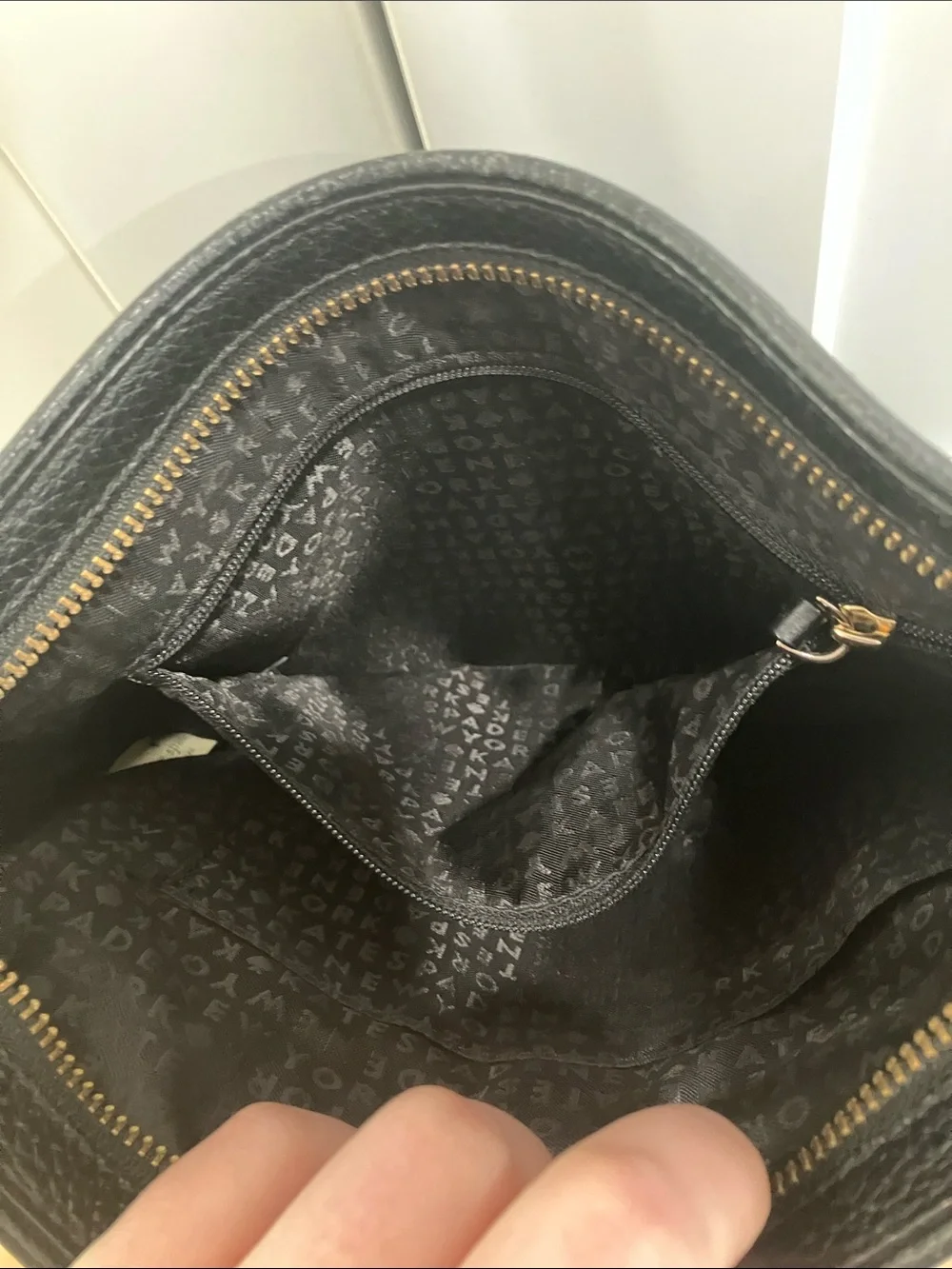 Kate Spade Women's Black Dessi Chester Street Crossbody Bag Leather Purse